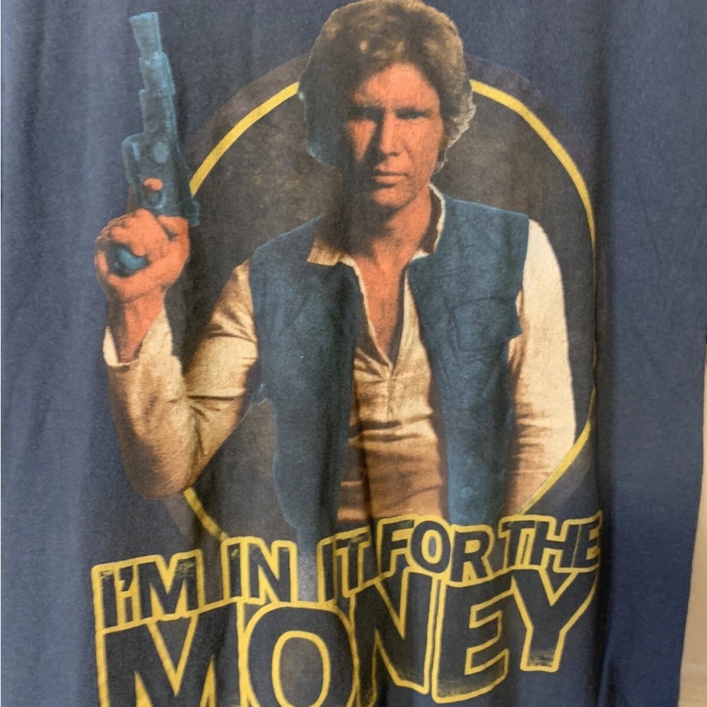 Star Wars kids Sz S‎ Blue T-Shirt